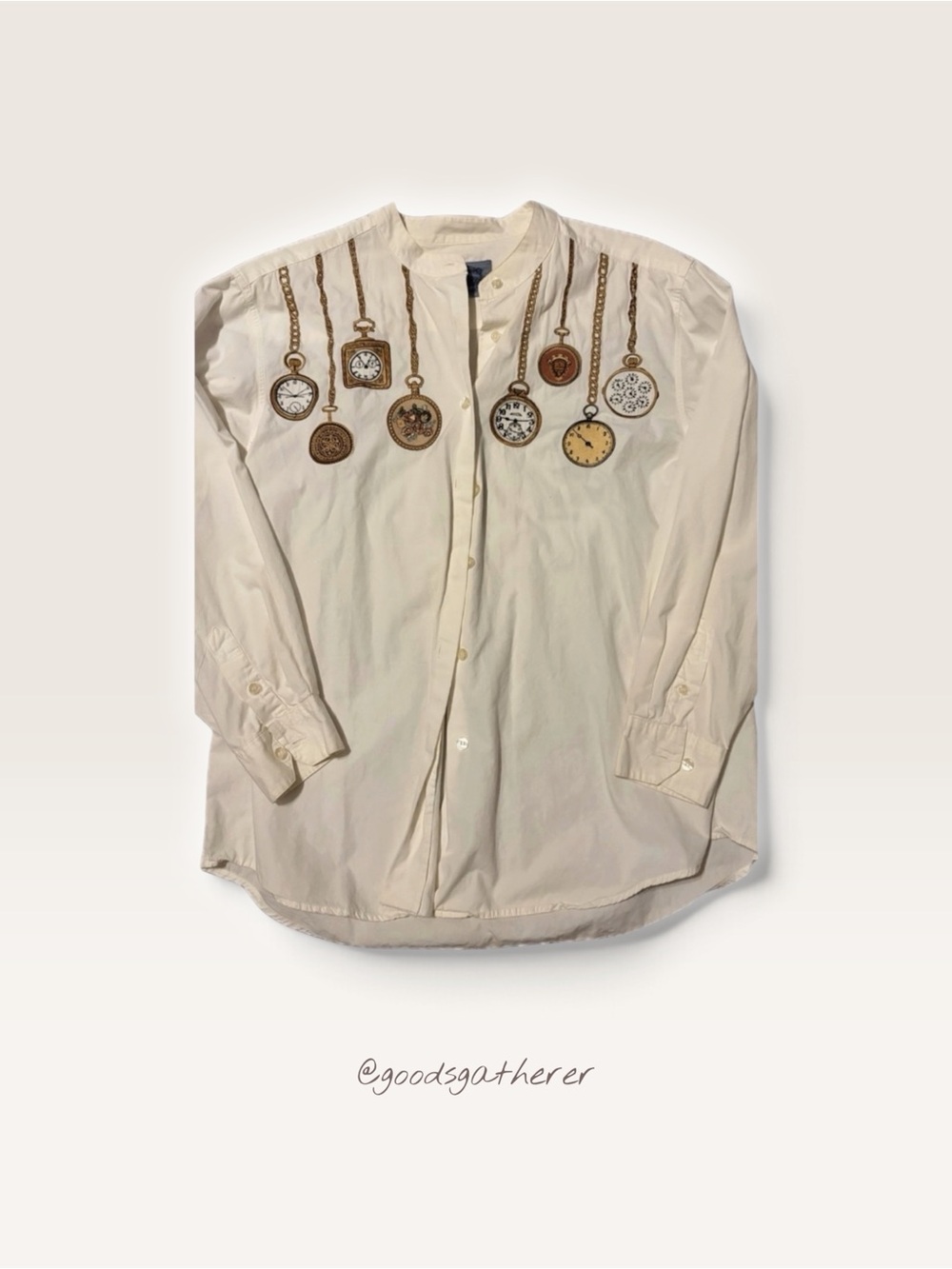 VINTAGE Cambridge Dry Goods Off White Button Up